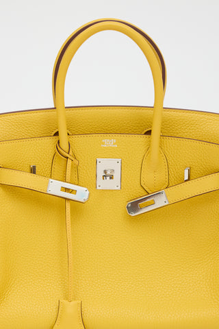 Hermès 2009 Jaune Ambre Clemence Birkin 30 Bag