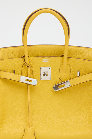 Hermès 2009 Jaune Ambre Clemence Birkin 30 Bag