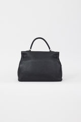 Hermès 2009 Noir Clémence Leather Kelly Retourne 35 Bag
