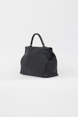 Hermès 2009 Noir Clémence Leather Kelly Retourne 35 Bag