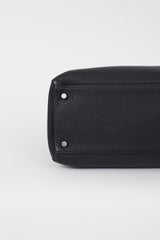 Hermès 2009 Noir Clémence Leather Kelly Retourne 35 Bag