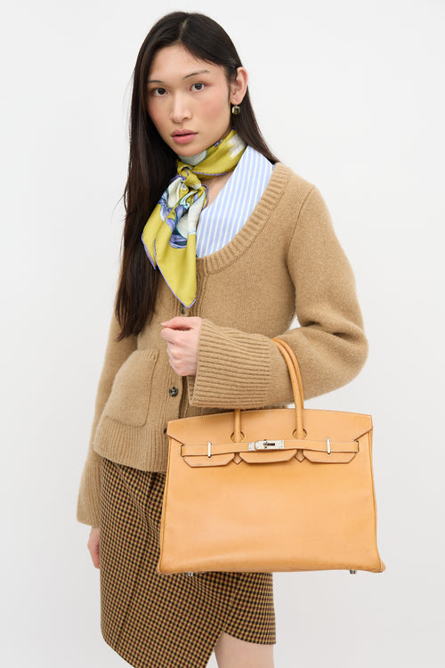 Hermès 2009 Vache Naturelle Birkin 35 Bag