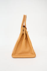 Hermès 2009 Vache Naturelle Birkin 35 Bag
