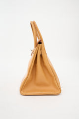 Hermès 2009 Vache Naturelle Birkin 35 Bag