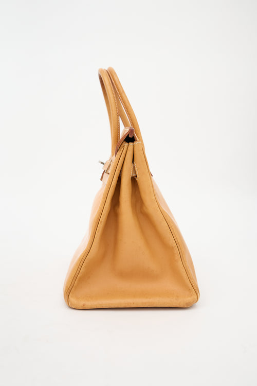 Hermès 2009 Vache Naturelle Birkin 35 Bag