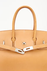 Hermès 2009 Vache Naturelle Birkin 35 Bag