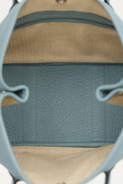 Hermès 2009 Blue Ciel Negonda Garden Party 36 Bag