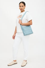 Hermès 2009 Ciel Clemence Good News 28 Bag