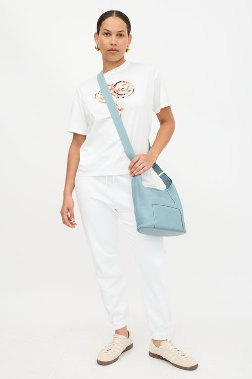 Hermès 2009 Ciel Clemence Good News 28 Bag