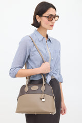 Hermès 2010 Brown Epsom Leather Bolide 30 Bag