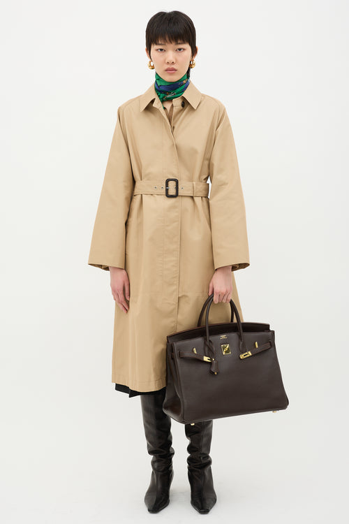 Hermès 2010 Chocolat Epsom Birkin 40 Bag