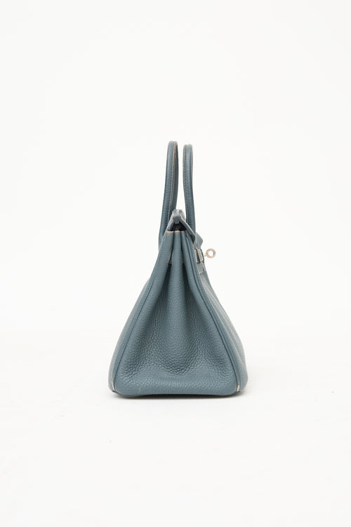 Hermès 2013 Bleu Orage Togo Birkin 25 Bag