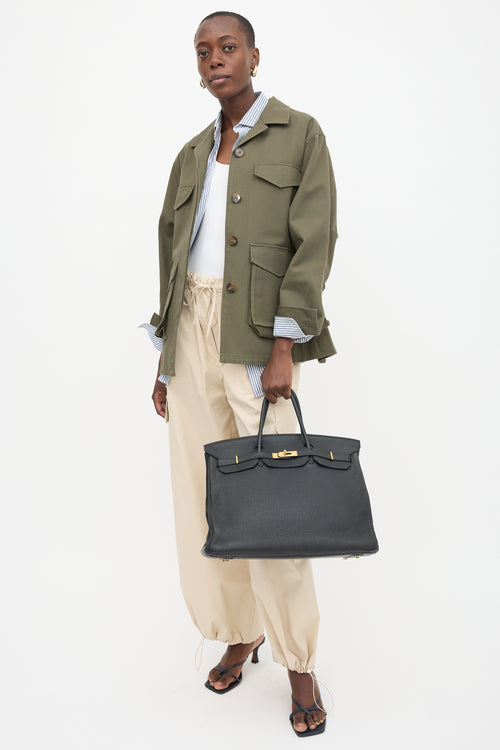 Hermès 2013 Noir Togo Birkin 40 Bag