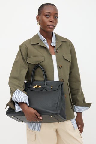 Hermès 2013 Noir Togo Birkin 40 Bag