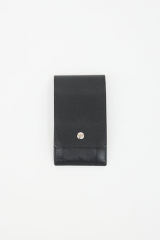 Hermès 2014 Noir Chevre Mysore Card Holder