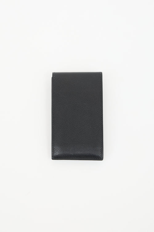 Hermès 2014 Noir Chevre Mysore Card Holder