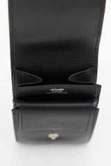 Hermès 2014 Noir Chevre Mysore Card Holder