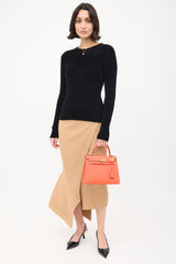 Hermès 2015 Orange Poppy Epsom Kelly Sellier 25 Bag