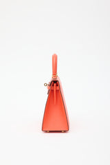 Hermès 2015 Orange Poppy Epsom Kelly Sellier 25 Bag