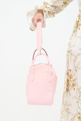 Hermès 2016 Rose Sakura Swift & Silver Lindy 30 Bag
