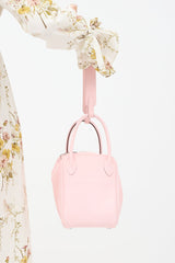 Hermès 2016 Rose Sakura Swift & Silver Lindy 30 Bag