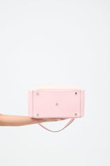 Hermès 2016 Rose Sakura Swift & Silver Lindy 30 Bag