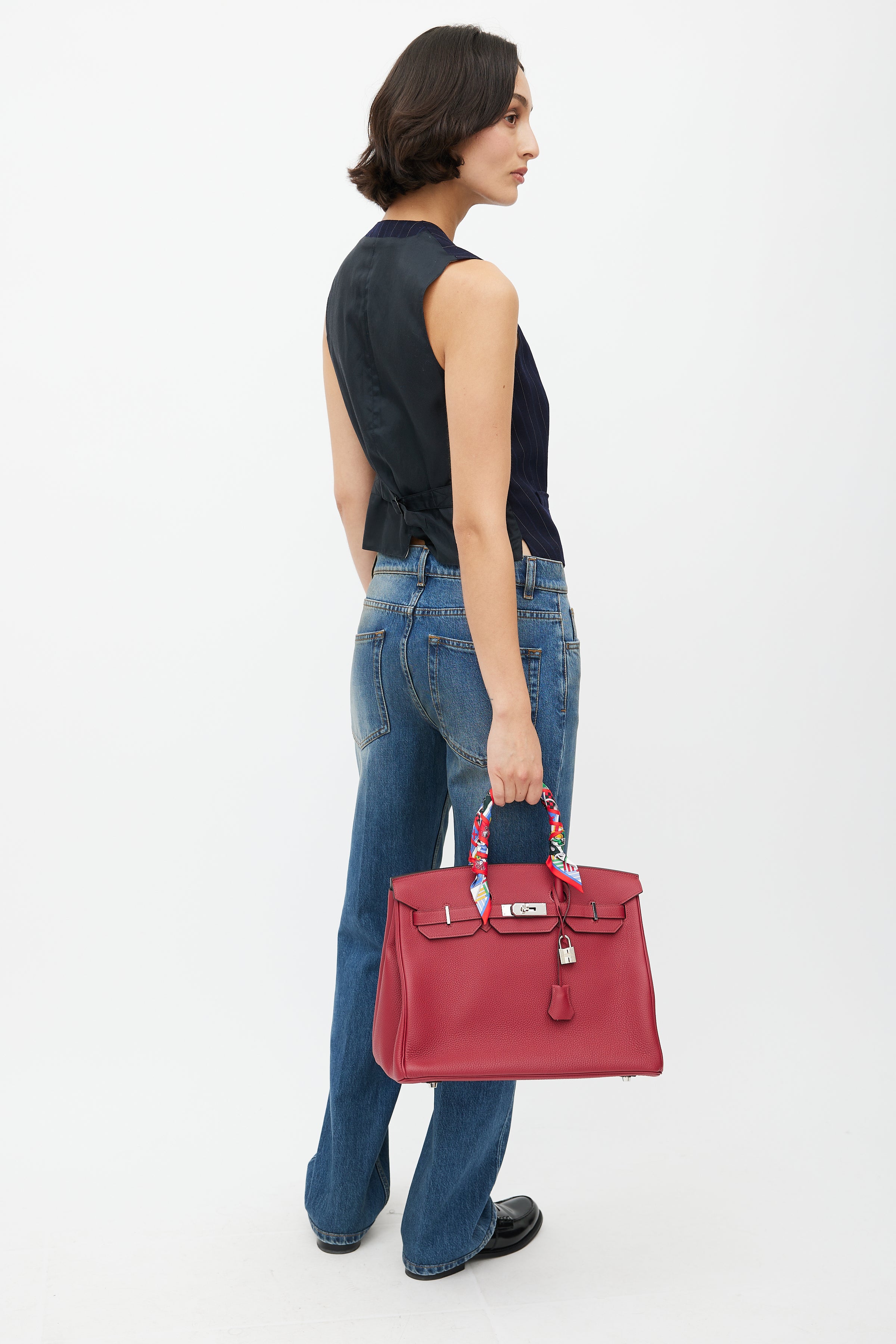 Meet the Rouge Grenat Birkin! This iconic bag is in the color red