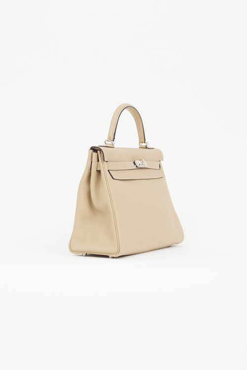 Hermès 2019 Trench Togo Kelly Retourne 32 Bag