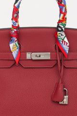 Hermès 2016 Rouge Grenat Togo Birkin 35 Bag