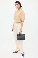 Hermès 2017 Noir Swift & Gold Birkin 25 Bag