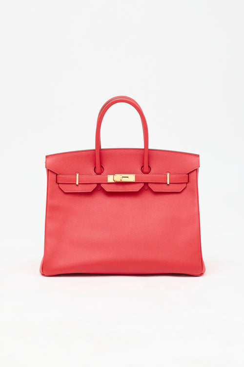 Hermès 2017 Rouge Casaque Clemence Birkin 35 Bag