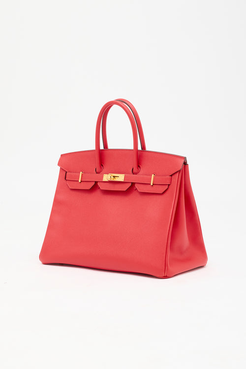 Hermès 2017 Rouge Casaque Clemence Birkin 35 Bag