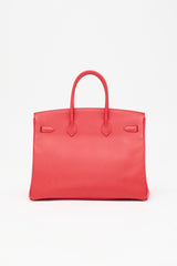 Hermès 2017 Rouge Casaque Clemence Birkin 35 Bag