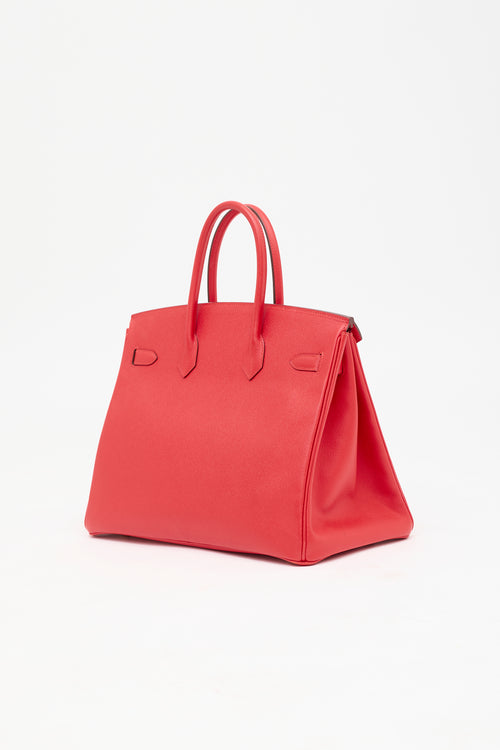 Hermès 2017 Rouge Casaque Clemence Birkin 35 Bag
