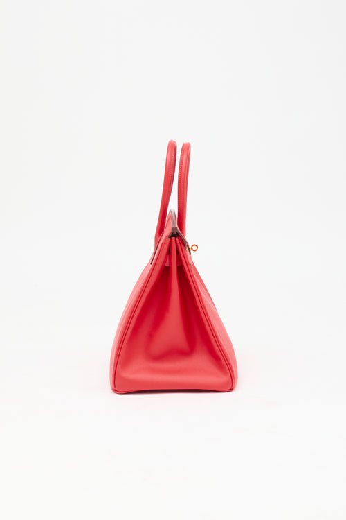 Hermès 2017 Rouge Casaque Clemence Birkin 35 Bag