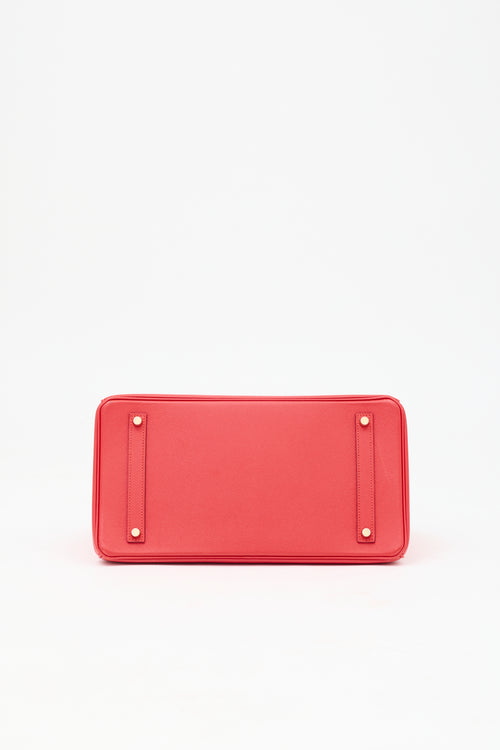 Hermès 2017 Rouge Casaque Clemence Birkin 35 Bag
