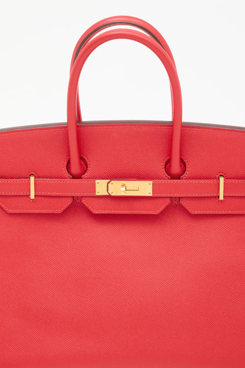 Hermès 2017 Rouge Casaque Clemence Birkin 35 Bag
