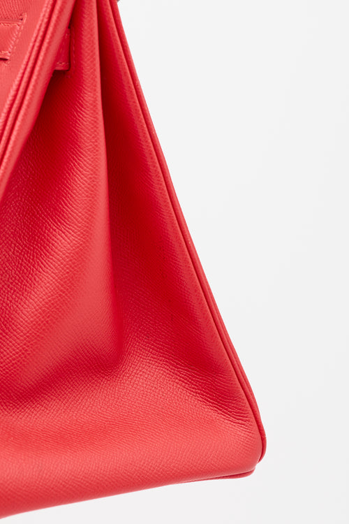 Hermès 2017 Rouge Casaque Clemence Birkin 35 Bag
