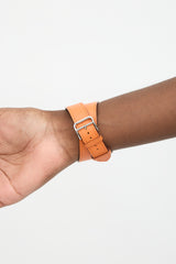 Hermès 2017 Orange H Swift & Stainless Steel Cape Cod Watch