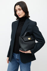 Hermès 2018 Black Maurice & Swift Leather 24/24 Bag