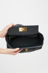 Hermès 2018 Black Maurice & Swift Leather 24/24 Bag