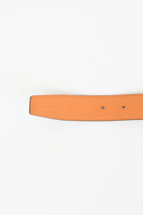 Hermès 2018 Reversible Box & Togo Pégase 35 Belt