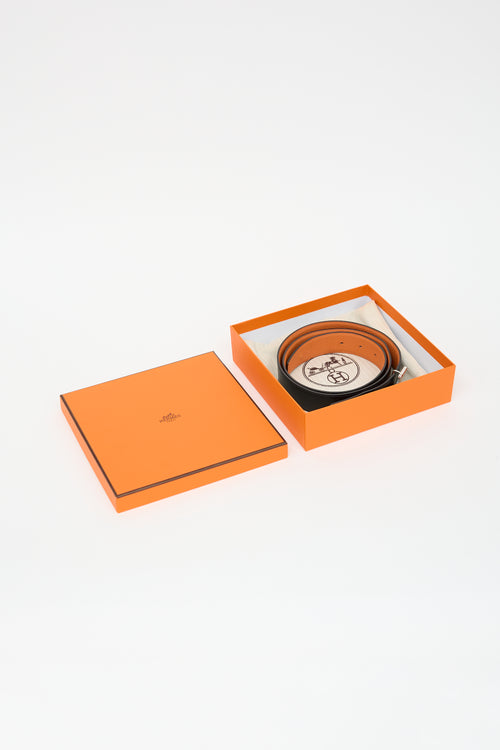 Hermès 2018 Reversible Box & Togo Pégase 35 Belt
