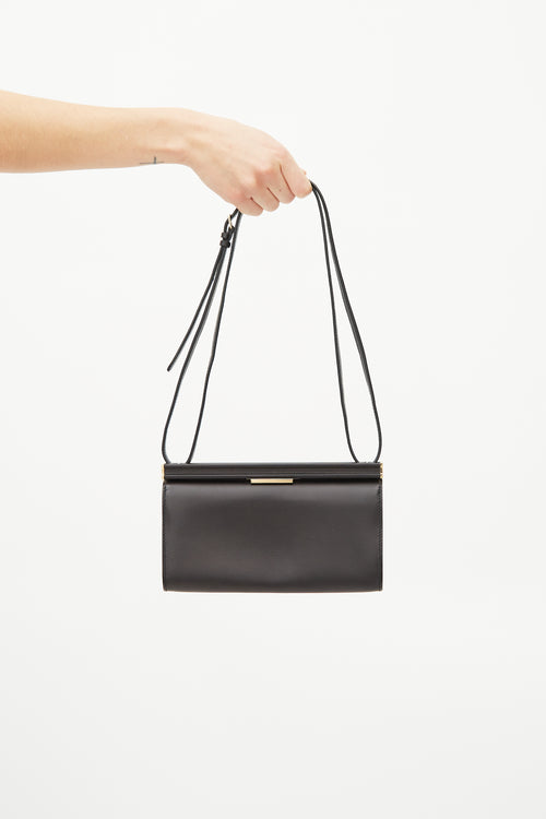 Hermès 2019 Noir Evergrain Clic-H 21 Shoulder Bag