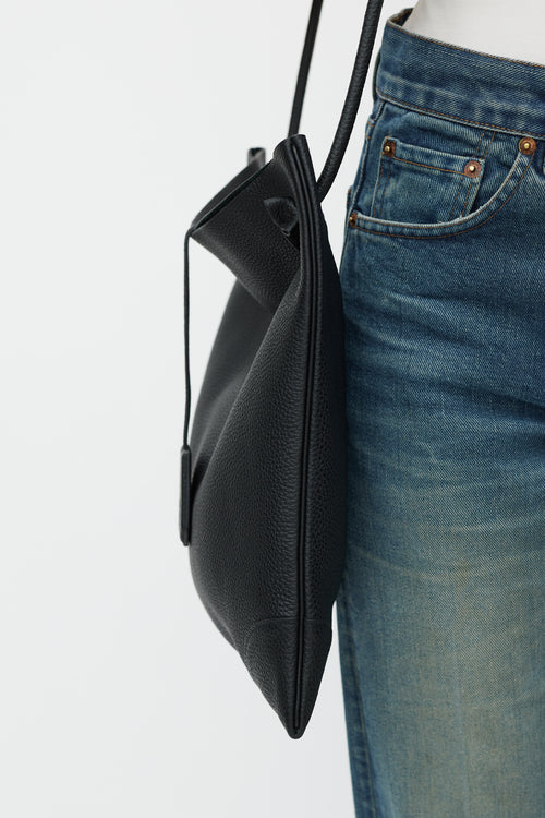 Hermès 2020 Black Leather Silky City PM Bag