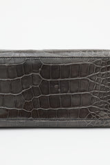 Hermès 2020 Graphite Exotic Leather & Gold Kelly Sellier 25 Bag