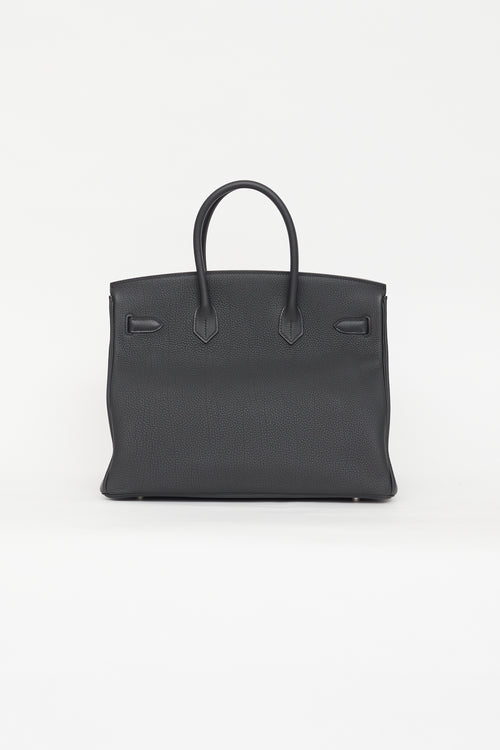 Hermès 2020 Bleu Nuit Togo Birkin 35 Bag