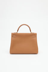 Hermès 2021 Gold Togo Kelly Retourne 32 Bag