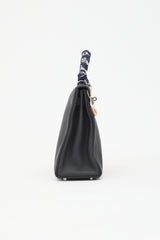 Hermès 2021 Noir Togo Kelly II Retourne 32 Bag