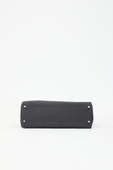 Hermès 2021 Noir Togo Kelly II Retourne 32 Bag